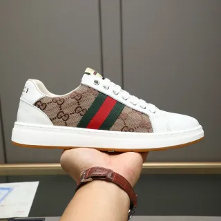 Gucci Tennis 1977 White Beige Green Red Lifestyle Sneakers