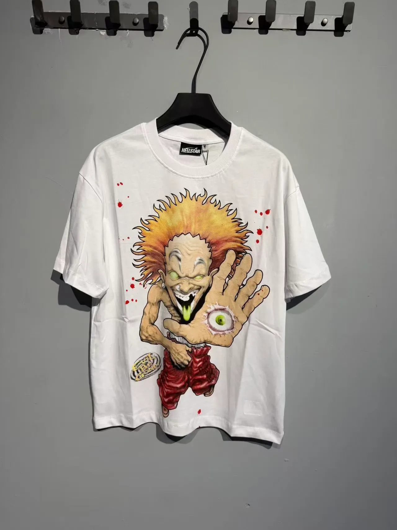 Hellstar Evil Be Gone Graphic Print White T-Shirt 5