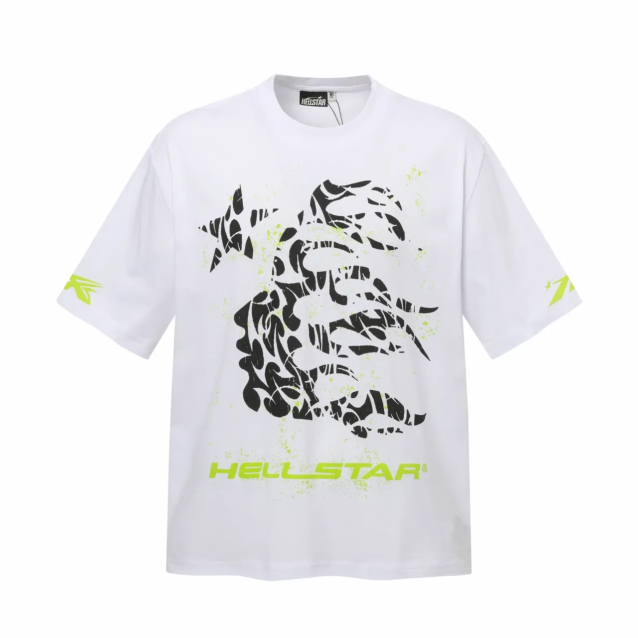 Camiseta Hellstar de cuello redondo con estampado gráfico 4