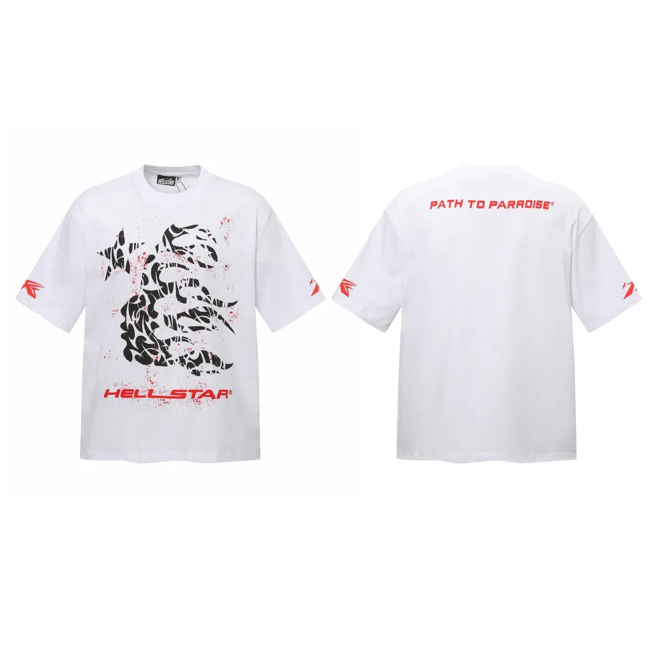 Camiseta Hellstar de cuello redondo con estampado gráfico 6