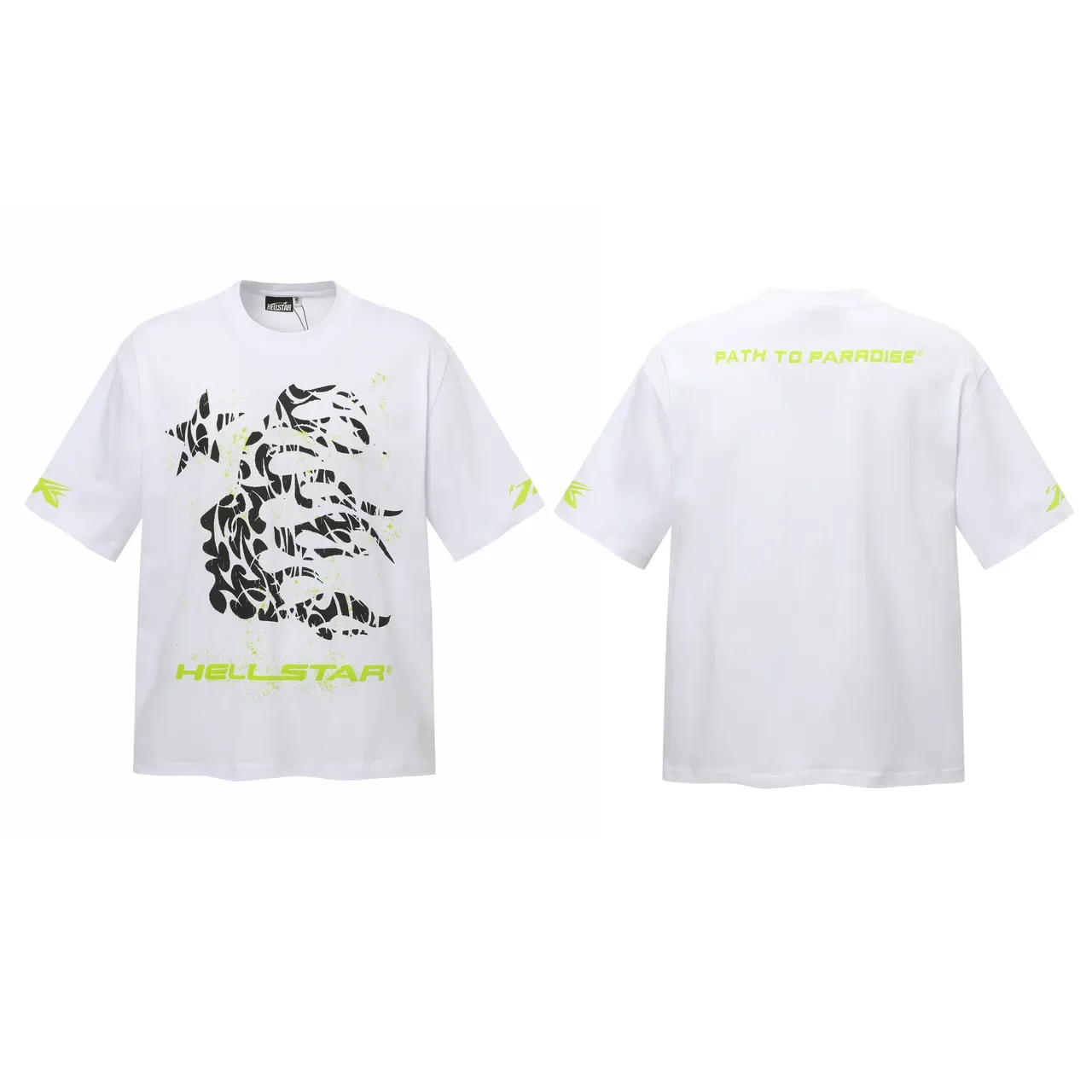Camiseta Hellstar de cuello redondo con estampado gráfico 7