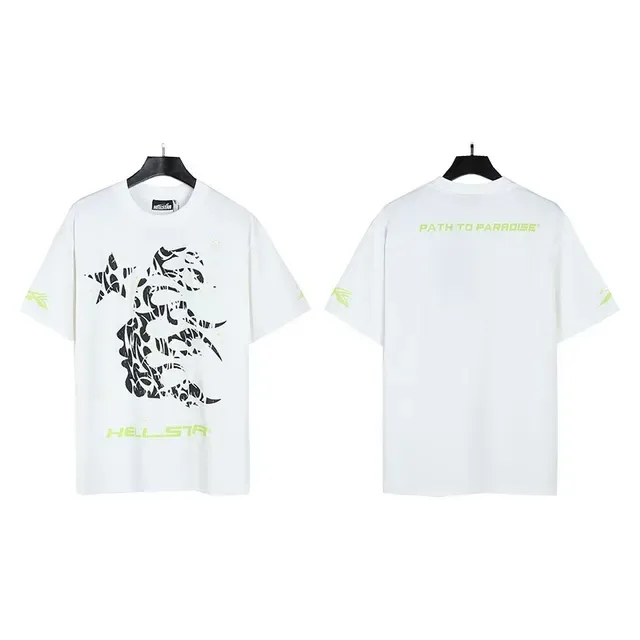 Camiseta Hellstar de cuello redondo con estampado gráfico 13