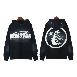 Hellstar গ্রাফিক প্রিন্ট ওভারসাইজড হুডি
