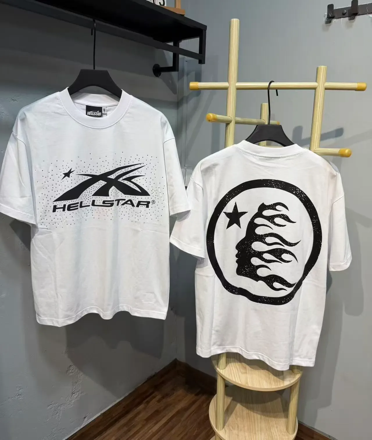 Hellstar Graphic Print Oversized T-Shirt 12