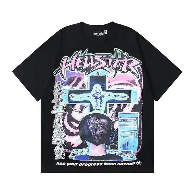 Hellstar Graphic Print Oversized T-Shirt 3