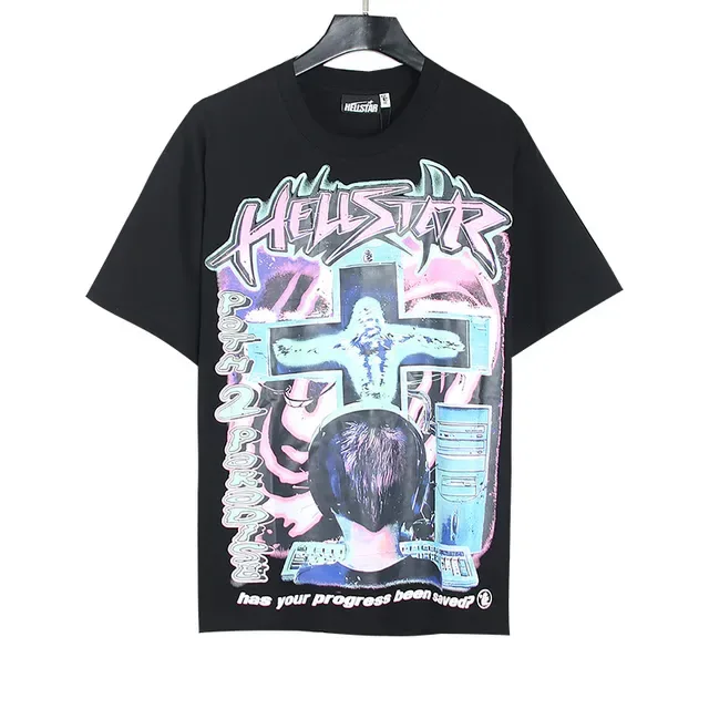 Hellstar Graphic Print Oversized T-Shirt 5