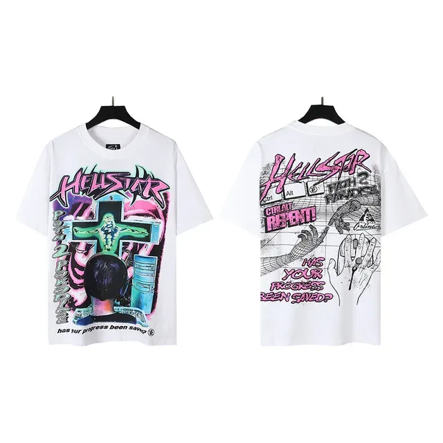 Hellstar Graphic Print Oversized T-Shirt 8