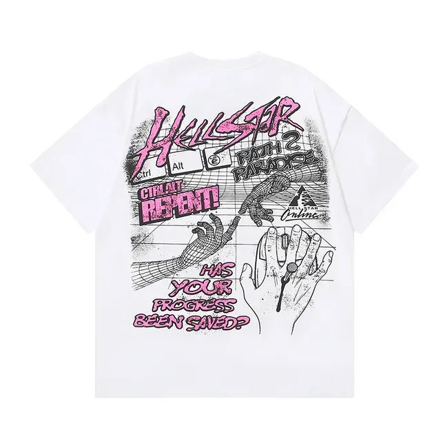 Hellstar Graphic Print Oversized T-Shirt 13