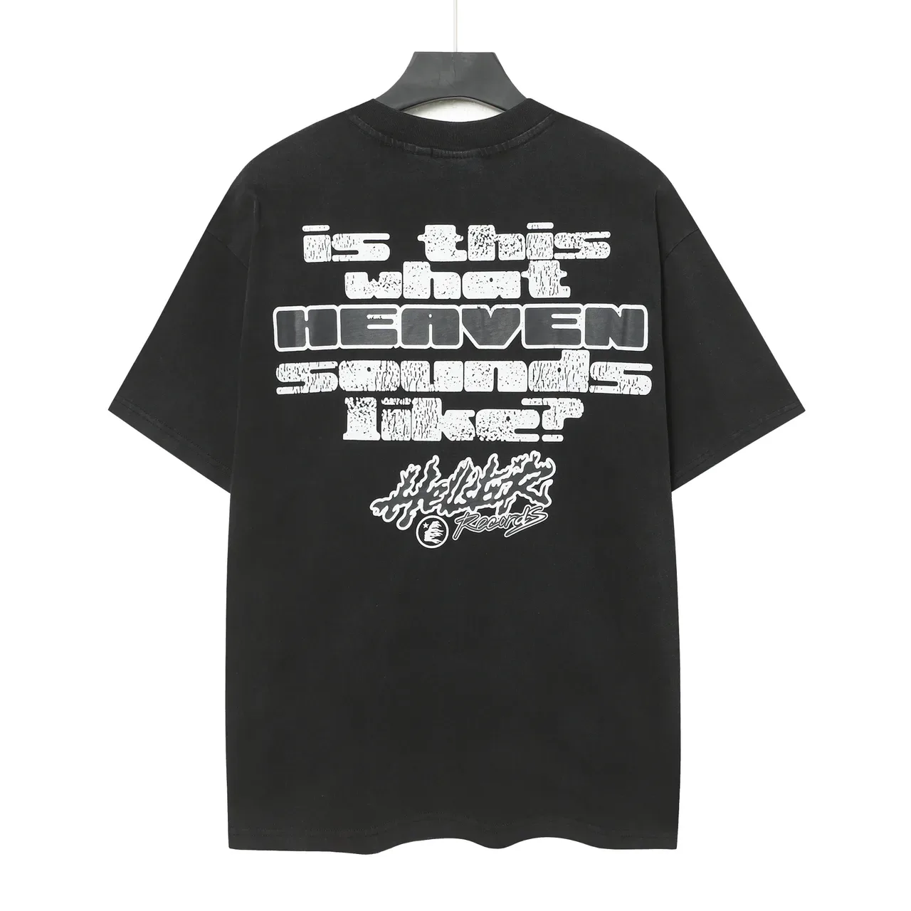 Hellstar Heaven Graphic Oversized Black T-Shirt 3