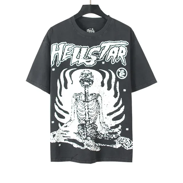 Hellstar Oversized Graphic Print Black T-Shirt 5