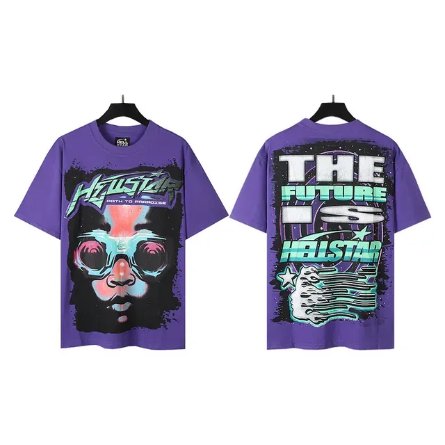 Hellstar Path to Paradise The Future Is Hellstar Oversized Graphic T-Shirt 2