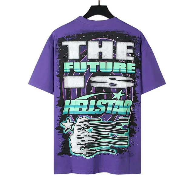 Hellstar Path to Paradise The Future Is Hellstar Oversized Graphic T-Shirt 4