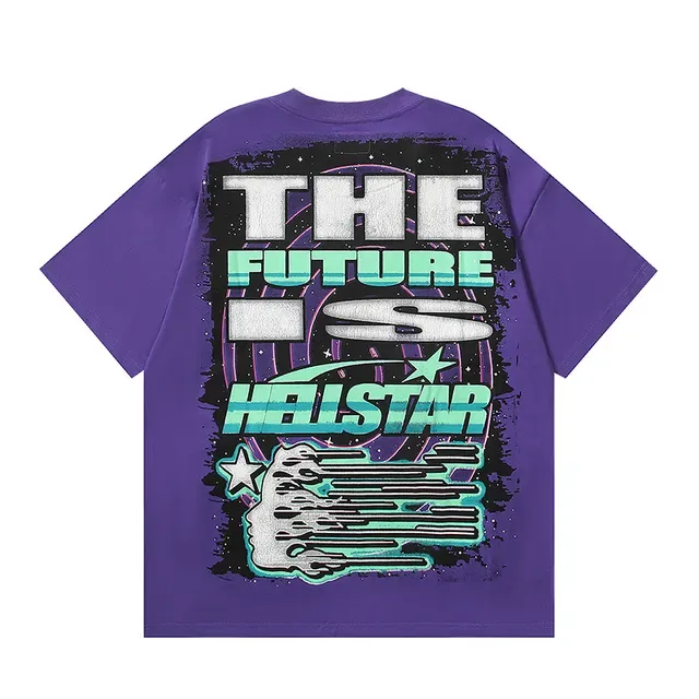 Hellstar Path to Paradise The Future Is Hellstar Oversized Graphic T-Shirt 6