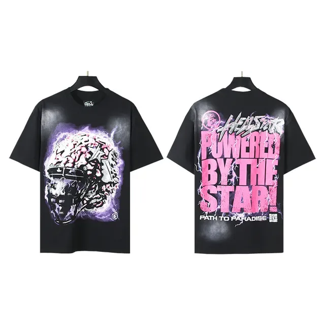 Hellstar Powered By The Star Graphic Oversized T-Shirt 2