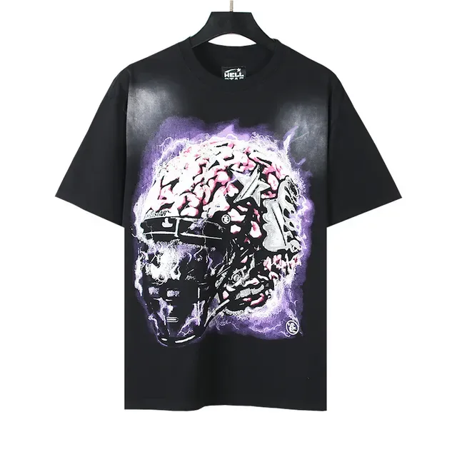 Hellstar Powered By The Star Graphic Oversized T-Shirt 3