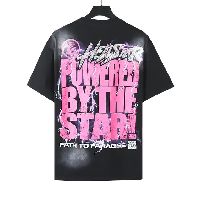 Hellstar Powered By The Star Graphic Oversized T-Shirt 4