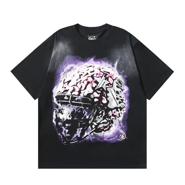 Hellstar Powered By The Star Graphic Oversized T-Shirt 5