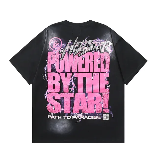 Hellstar Powered By The Star Graphic Oversized T-Shirt 6