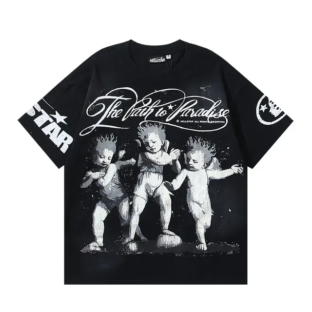Hellstar The Path to Paradise Oversized Graphic T-Shirt 2