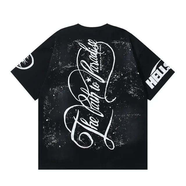 Hellstar The Path to Paradise Oversized Graphic T-Shirt 3