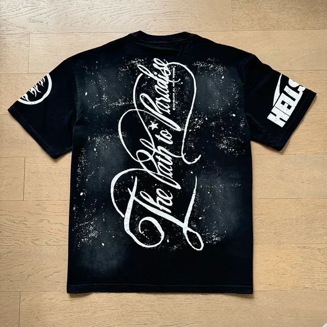 Hellstar The Path to Paradise Oversized Graphic T-Shirt 7
