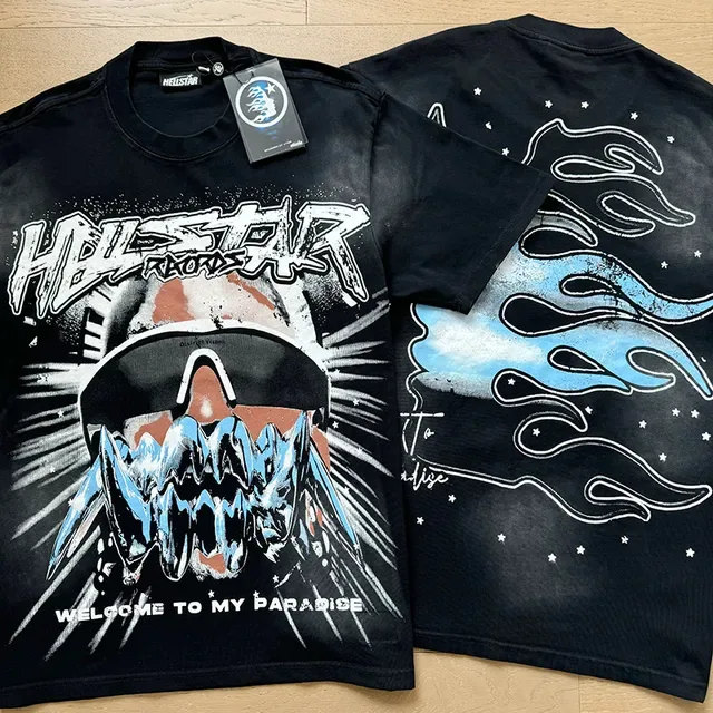 Hellstar Welcome To My Paradise Double-Sided Graphic T-Shirt 7