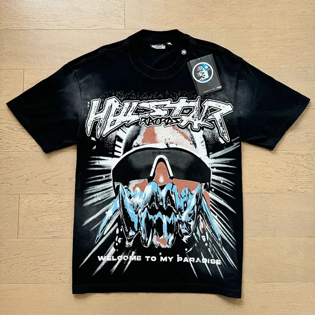 Hellstar Welcome To My Paradise Double-Sided Graphic T-Shirt 8