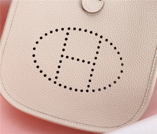 Hermès Evelyne Orange Perforated H Logo Underarm Bag 13