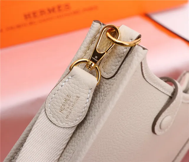 Hermès Evelyne Orange Perforated H Logo Underarm Bag 15