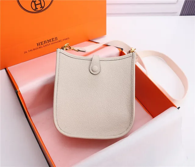 Hermès Evelyne Orange Perforated H Logo Underarm Bag 16