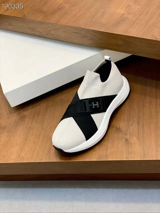 Hermès H-Logo Strap Knit Slip-On Lifestyle Sneakers 5