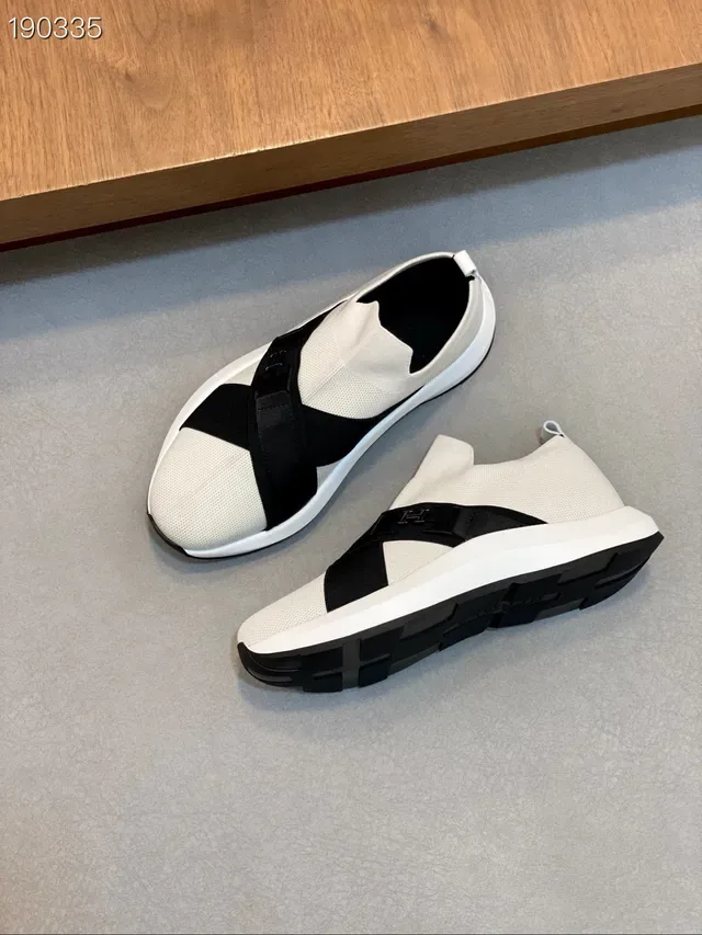 Hermès H-Logo Strap Knit Slip-On Lifestyle Sneakers 6