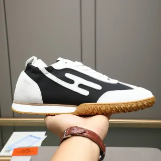 Hermès H Sneaker Black White Gum Lifestyle Sneakers