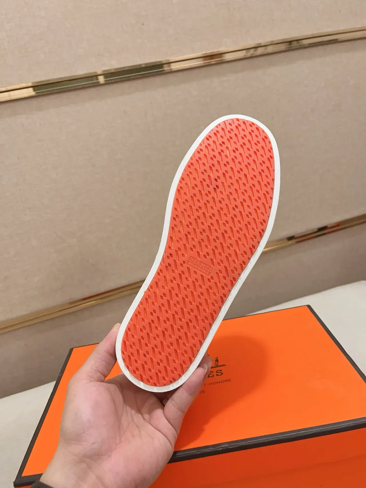 Hermès H Sneaker Sneaker Lifestyle en Cuir Blanc 3