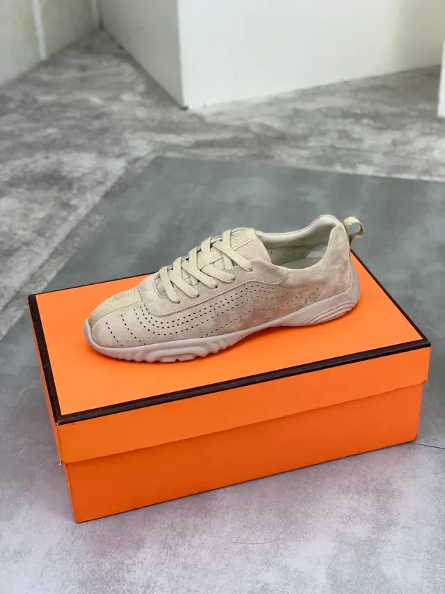 Hermès Perforated Suede Lifestyle Sneaker 4