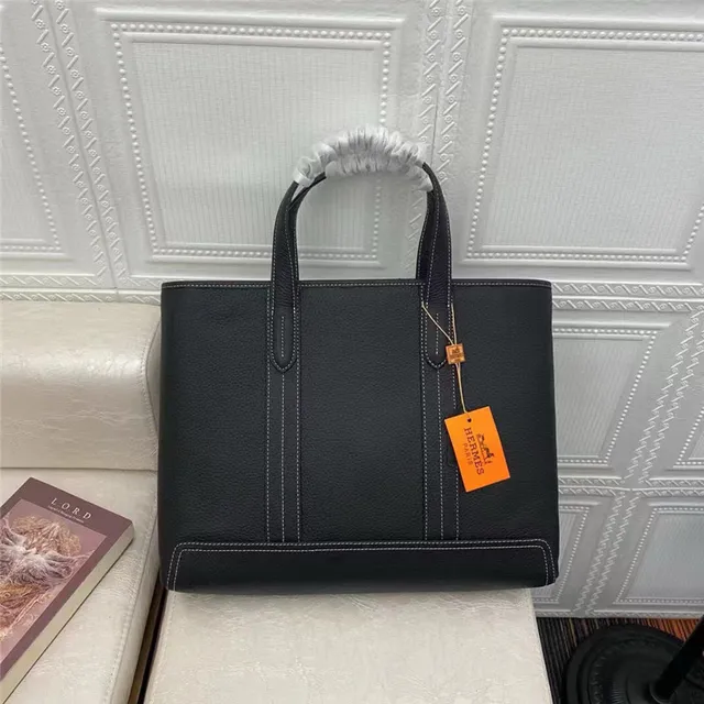 Hermès Picotin Lock Black Pebbled Leather Tote Bag 9