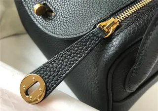 Hermès Picotin Lock حقيبة بوسطن ميني من جلد برتقالي مقرمش 14