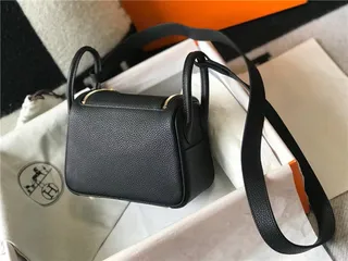 Hermès Picotin Lock حقيبة بوسطن ميني من جلد برتقالي مقرمش 18