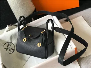 Hermès Picotin Lock حقيبة بوسطن ميني من جلد برتقالي مقرمش 19