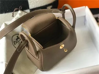 Hermès Picotin Lock حقيبة بوسطن ميني من جلد برتقالي مقرمش 20