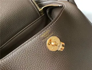 Hermès Picotin Lock حقيبة بوسطن ميني من جلد برتقالي مقرمش 21