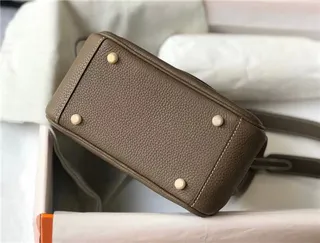 Hermès Picotin Lock حقيبة بوسطن ميني من جلد برتقالي مقرمش 22