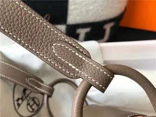 Hermès Picotin Lock حقيبة بوسطن ميني من جلد برتقالي مقرمش 23