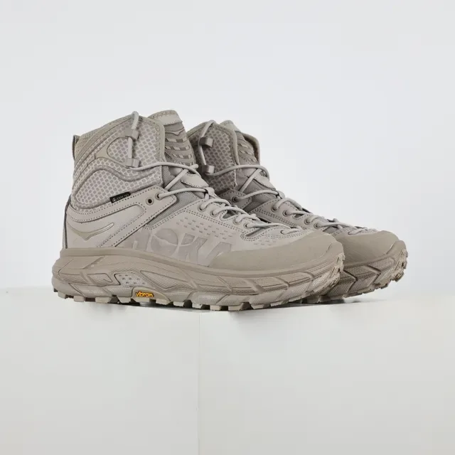 Hoka Beige High-Top Mesh-and-TPU Upper Hiking Boots 3