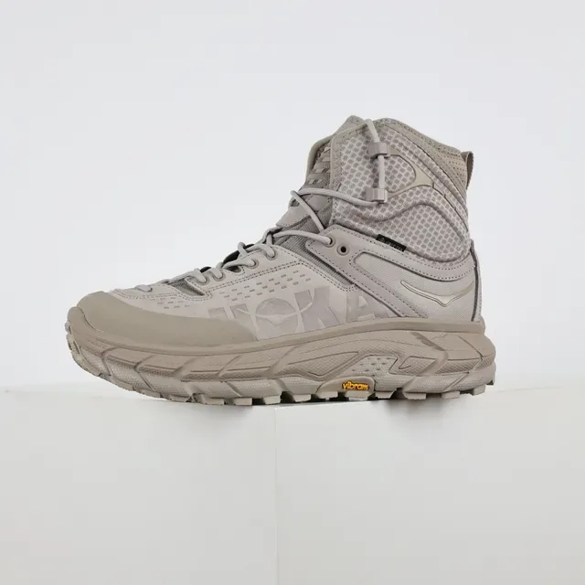 Hoka Beige High-Top Mesh-and-TPU Upper Hiking Boots 9