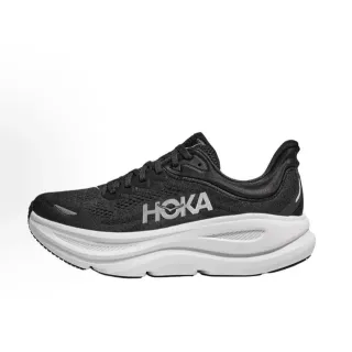 Hoka Negro Blanco Malla Ingenieril Parte Superior Esculpida Suela Intermedia Zapatillas de Running