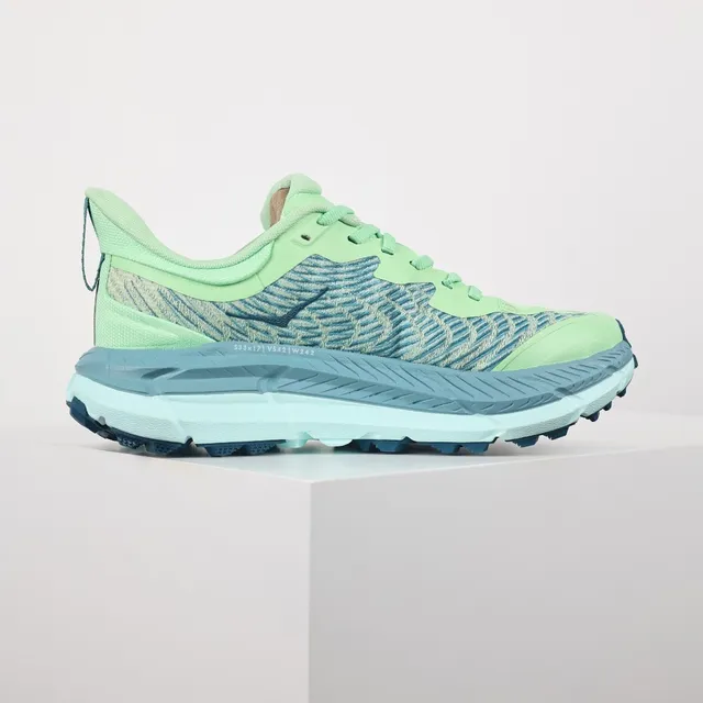 Hoka Vert Bleu Haut en Knit Ingenieril Empilées PROFLY+ Semelle intermédiaire Chaussures de course 7