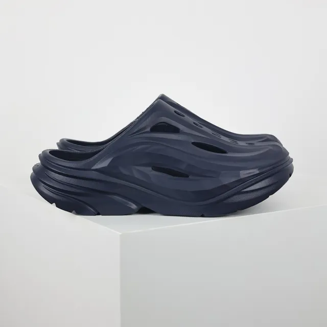 Hoka ORA Recovery Bleu Marine Clog en mousse moulée 3