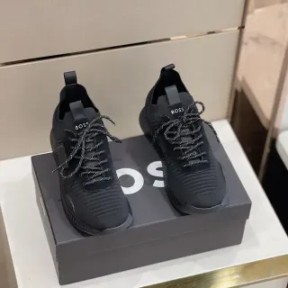 Hugo Boss Black Knit Lifestyle Sneakers