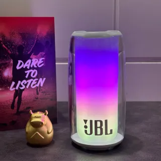 JBL Pulse Purple Transparent Cylindrical Acrylic Body Portable Speaker